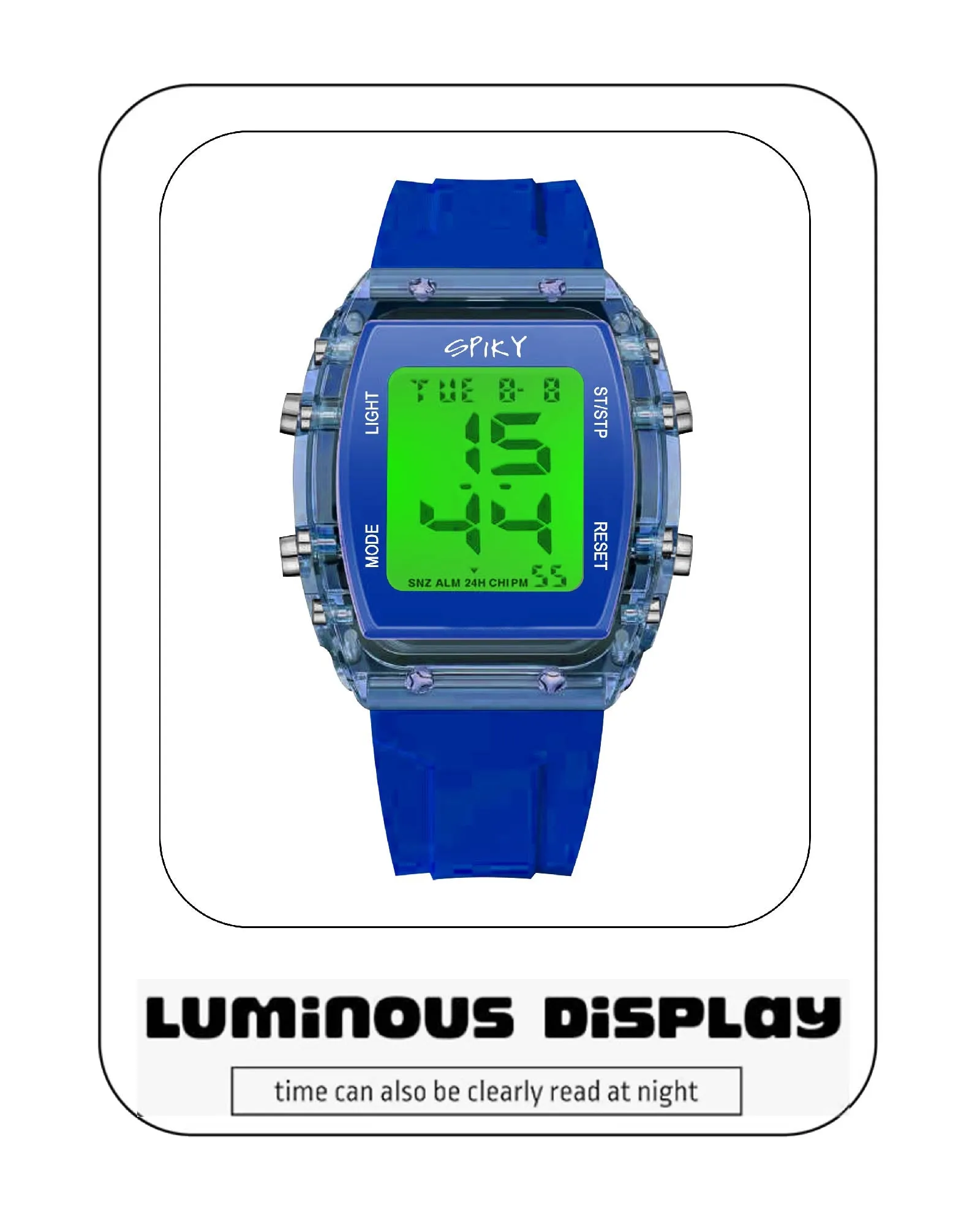 Spiky EVA36 Digital Sports Watch for Kids
