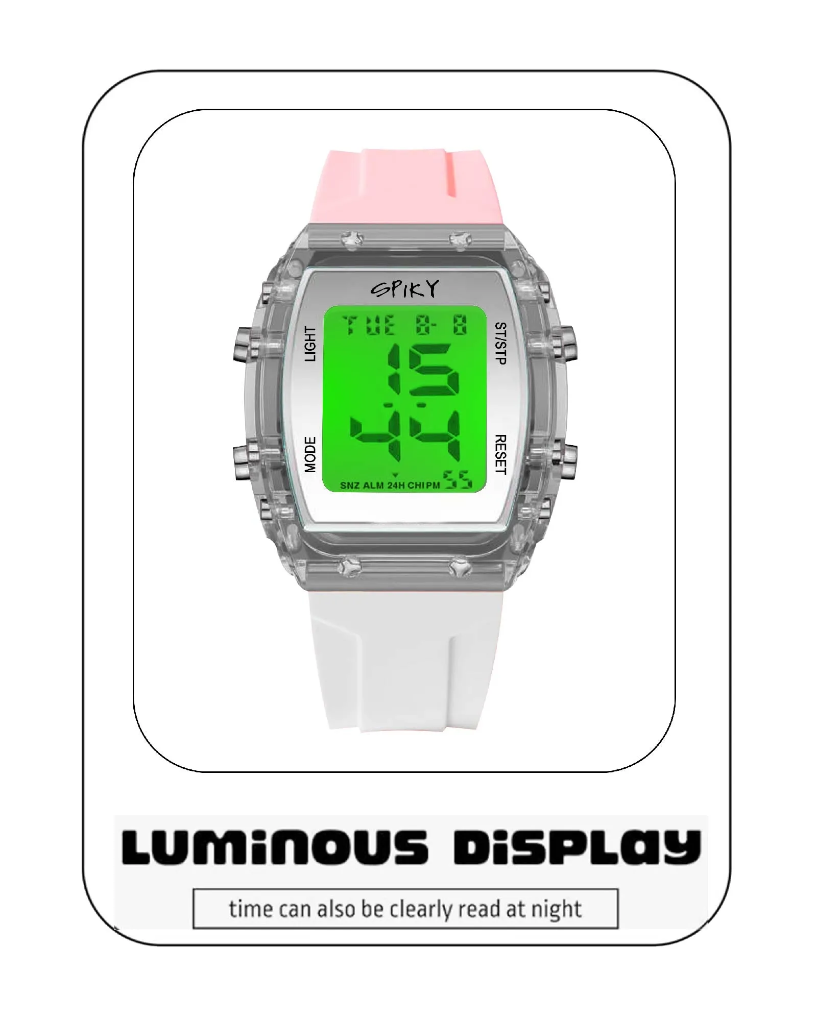 Spiky EVA36 Digital Sports Watch for Kids