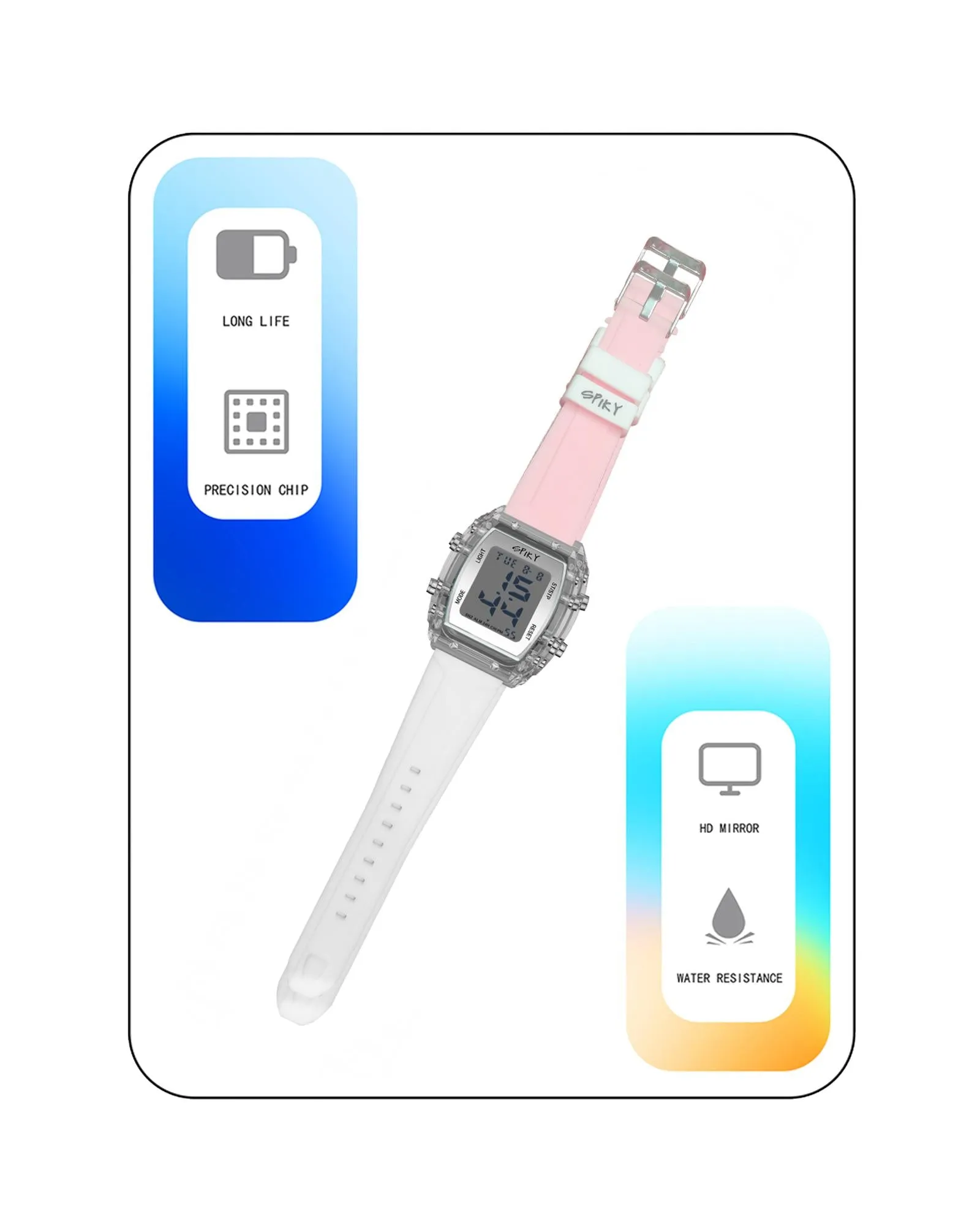 Spiky EVA36 Digital Sports Watch for Kids