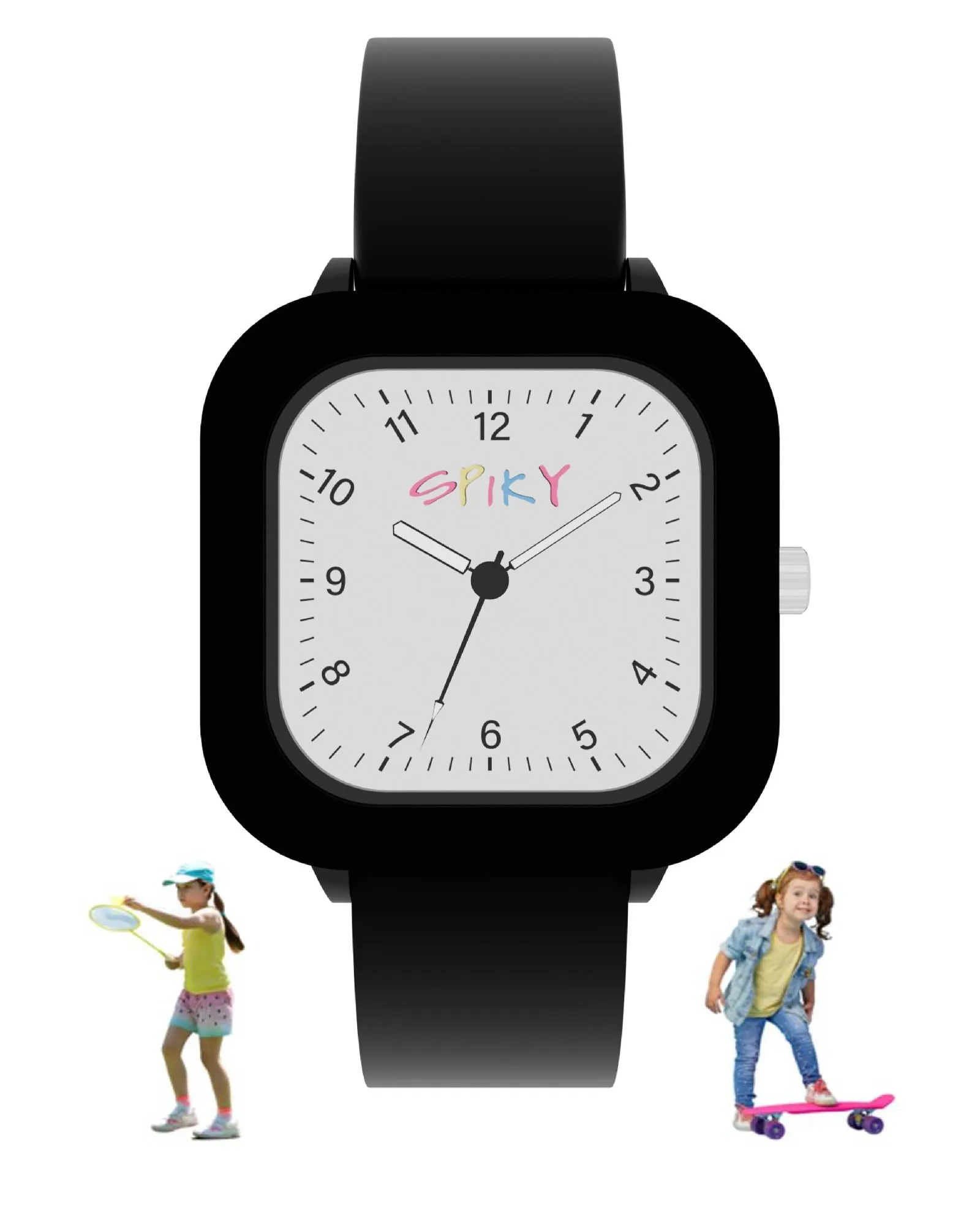 Spiky Eva37 Square Stylish Analog Watch for Kids
