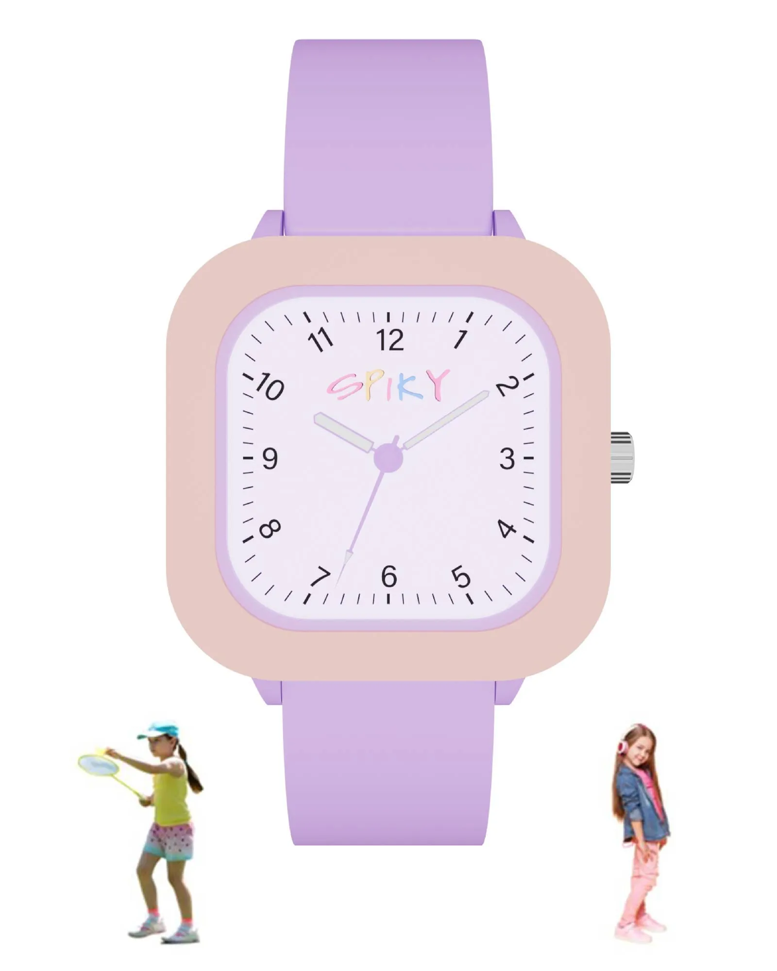 Spiky Eva37 Square Stylish Analog Watch for Kids