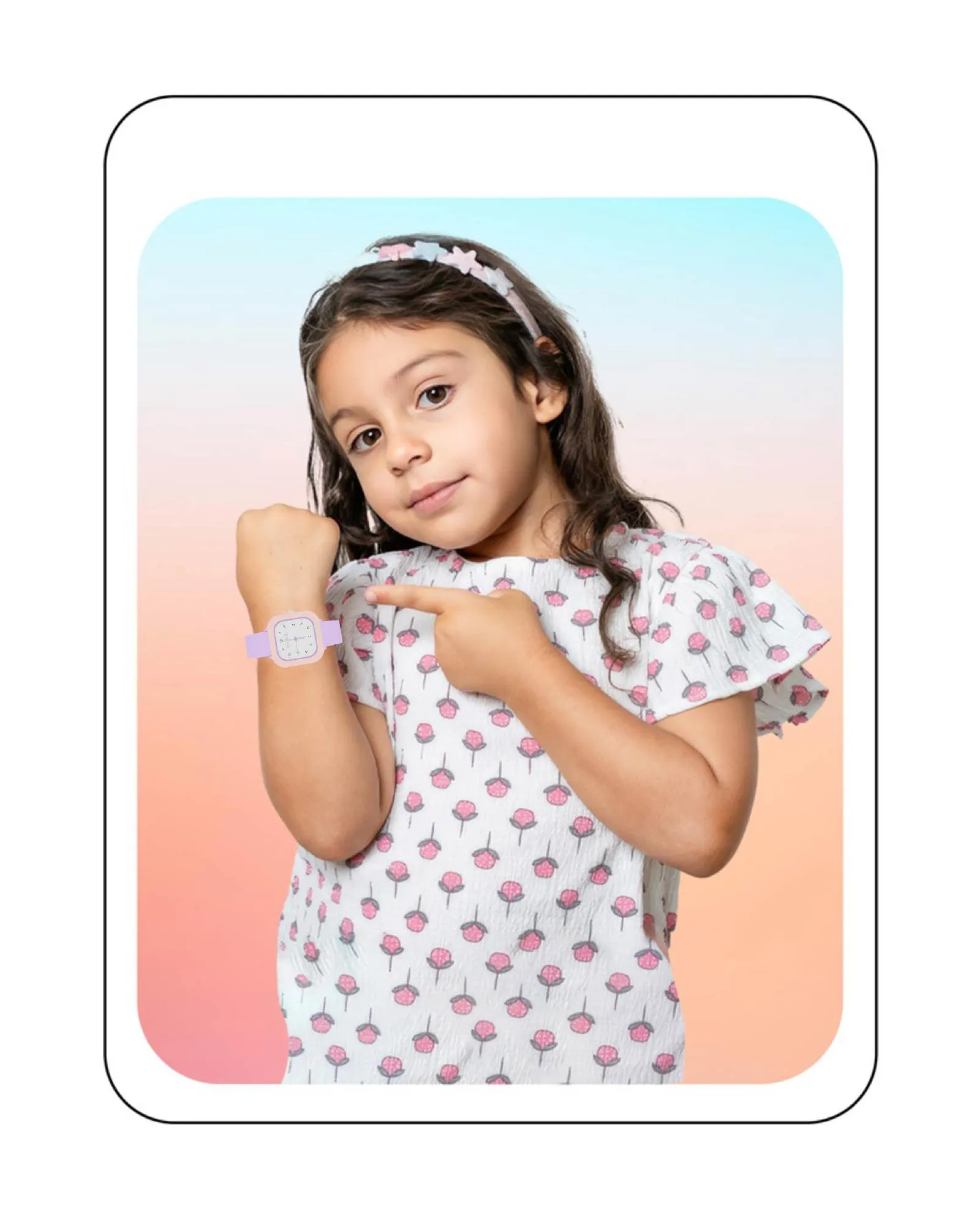 Spiky Eva37 Square Stylish Analog Watch for Kids