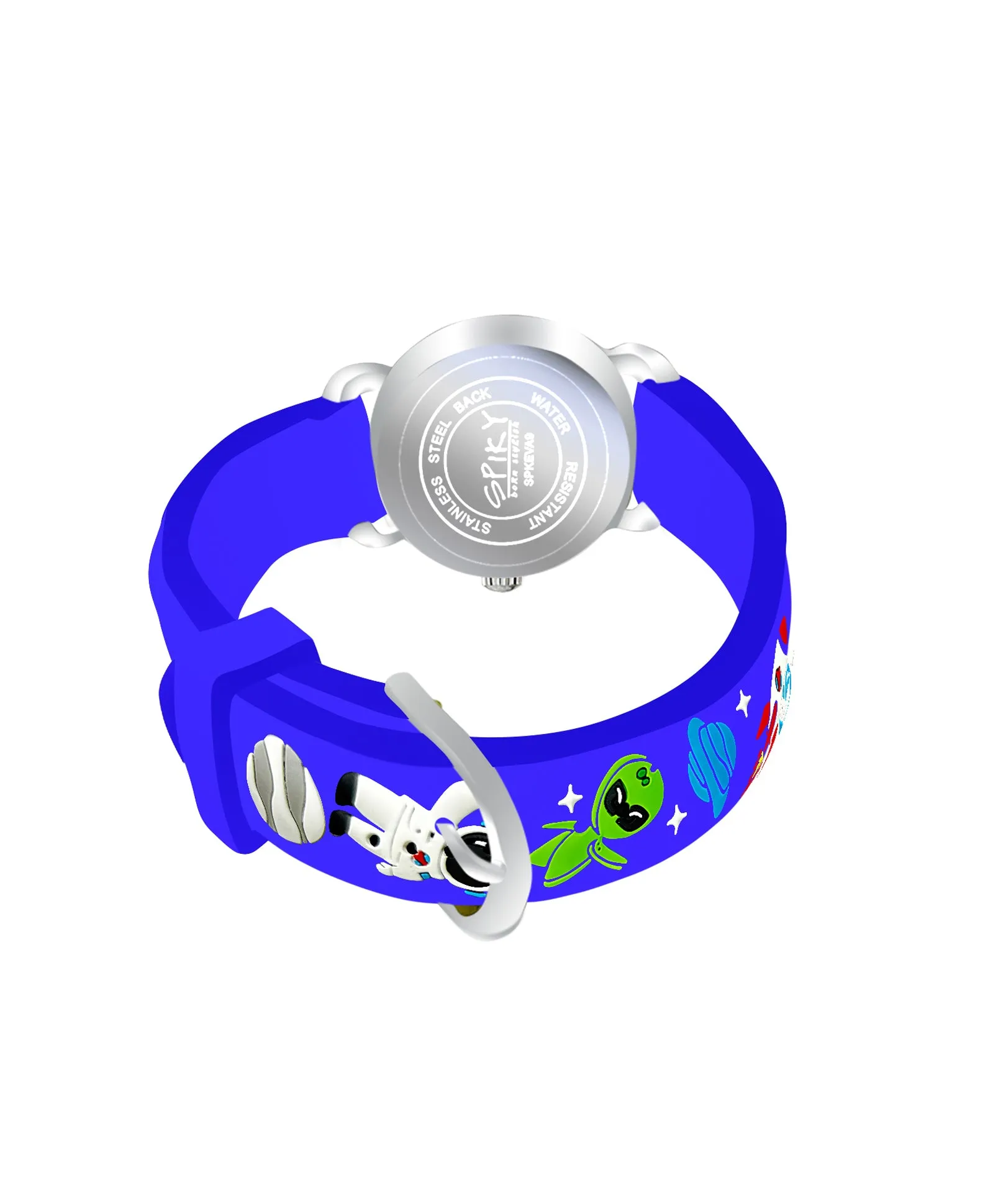 Spiky Eva9 Round Unicorn Strap Analog Watch - White