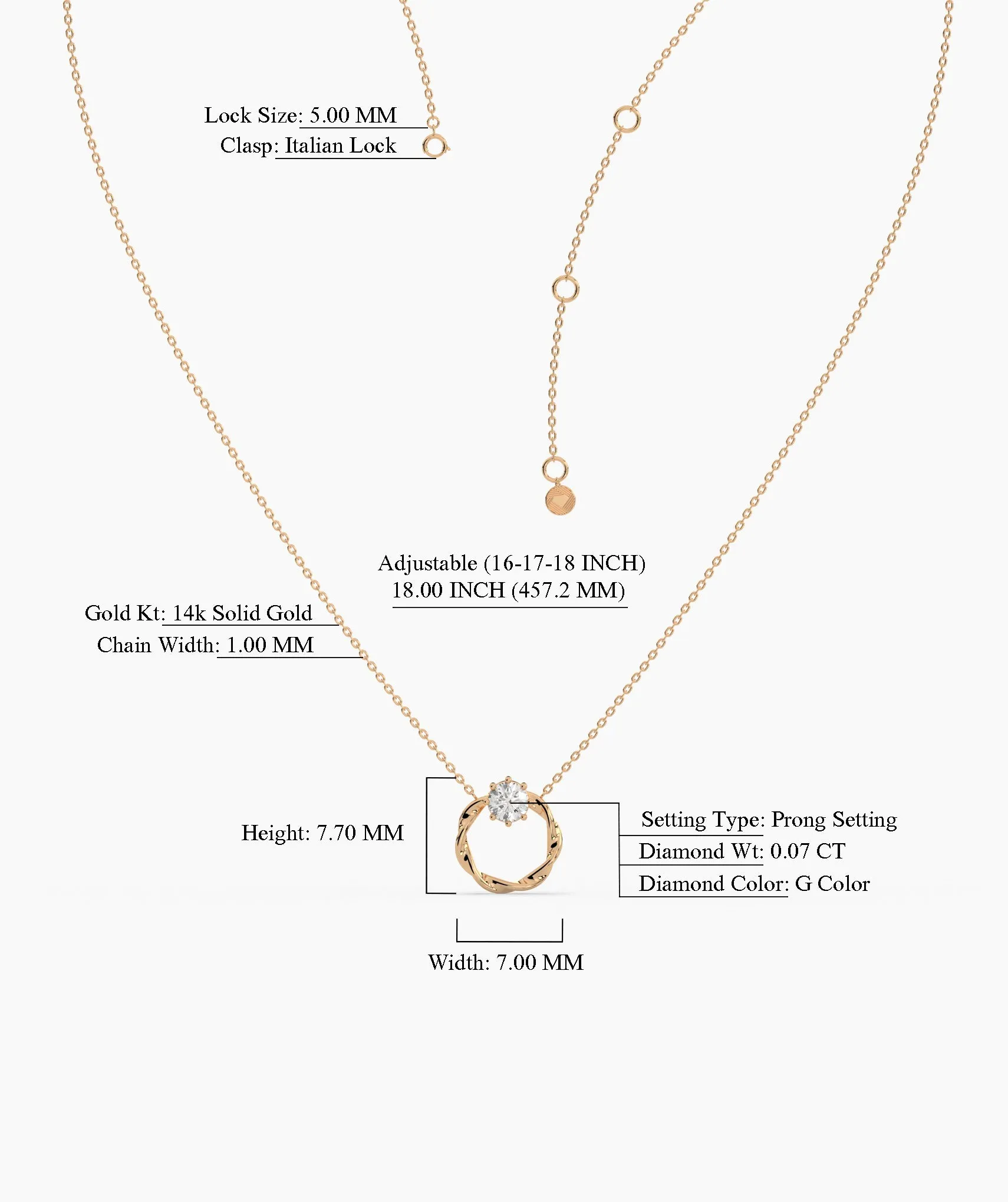 Spiral Radiance Necklace