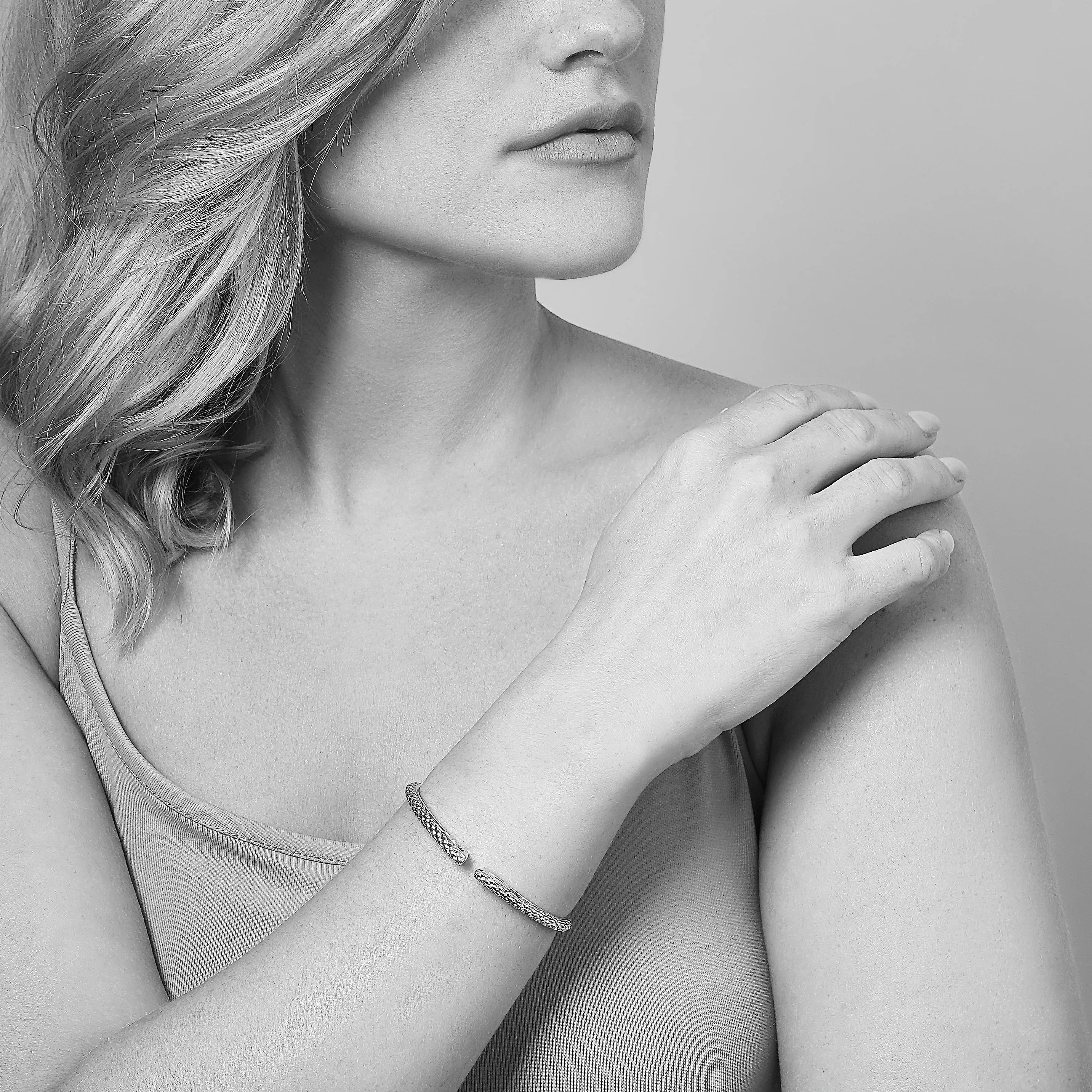 Spirit Python Cuff 3mm - 18K Gold Vermeil