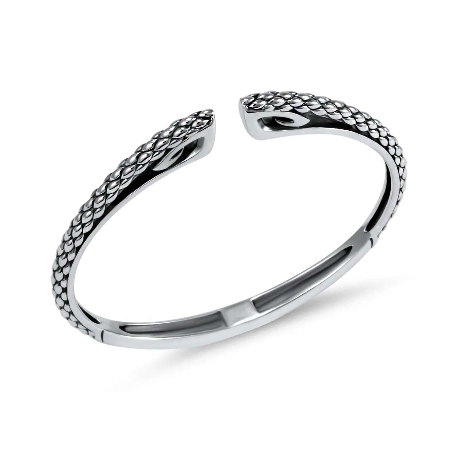 Spirit Python Cuff 3mm - Sterling Silver