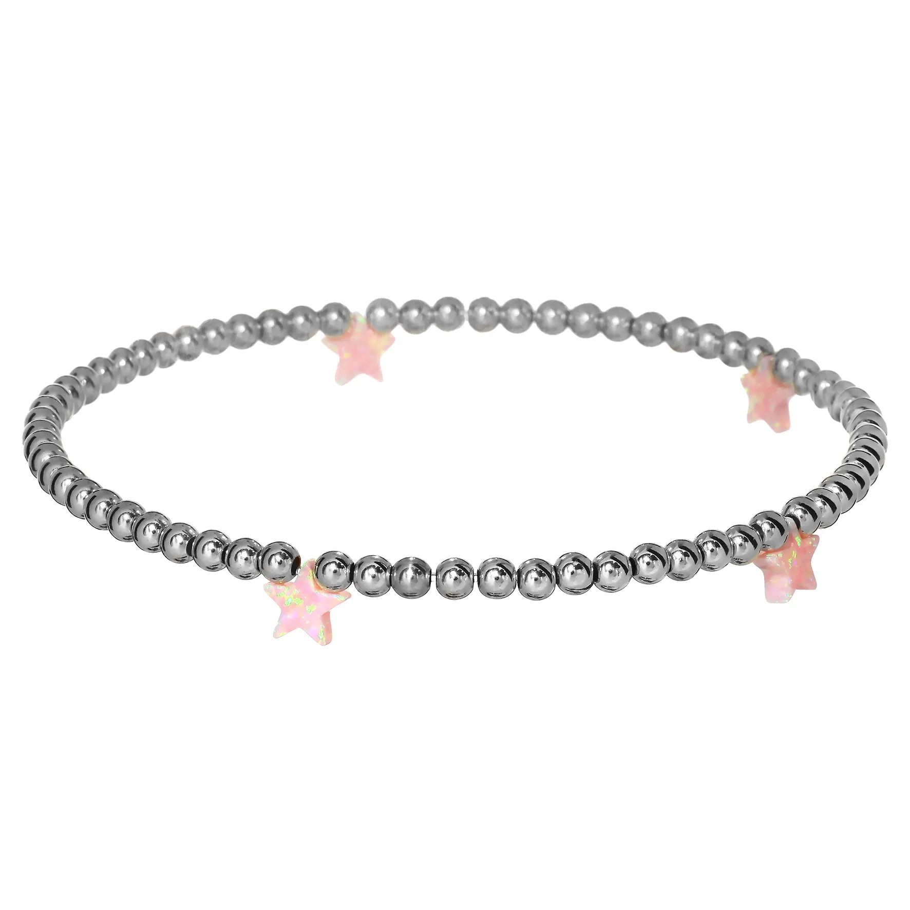 STAR BY THE YARD | Opal Charm and 14K Gold Filled Beads Bracelet