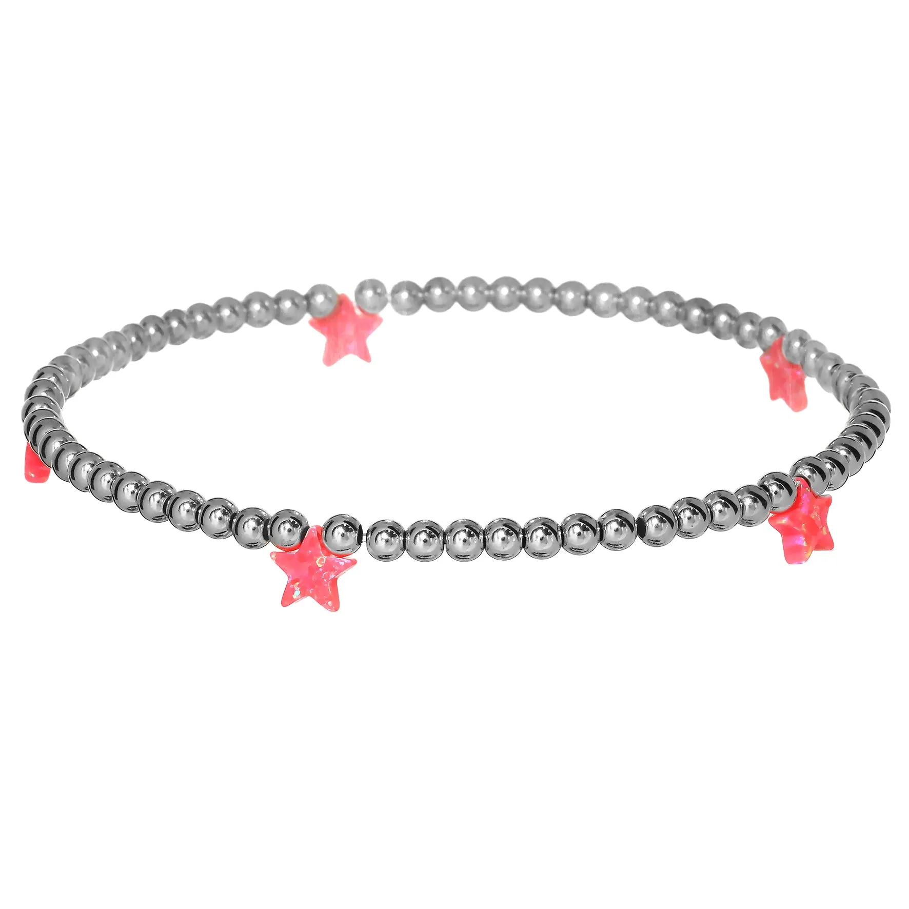 STAR BY THE YARD | Opal Charm and 14K Gold Filled Beads Bracelet