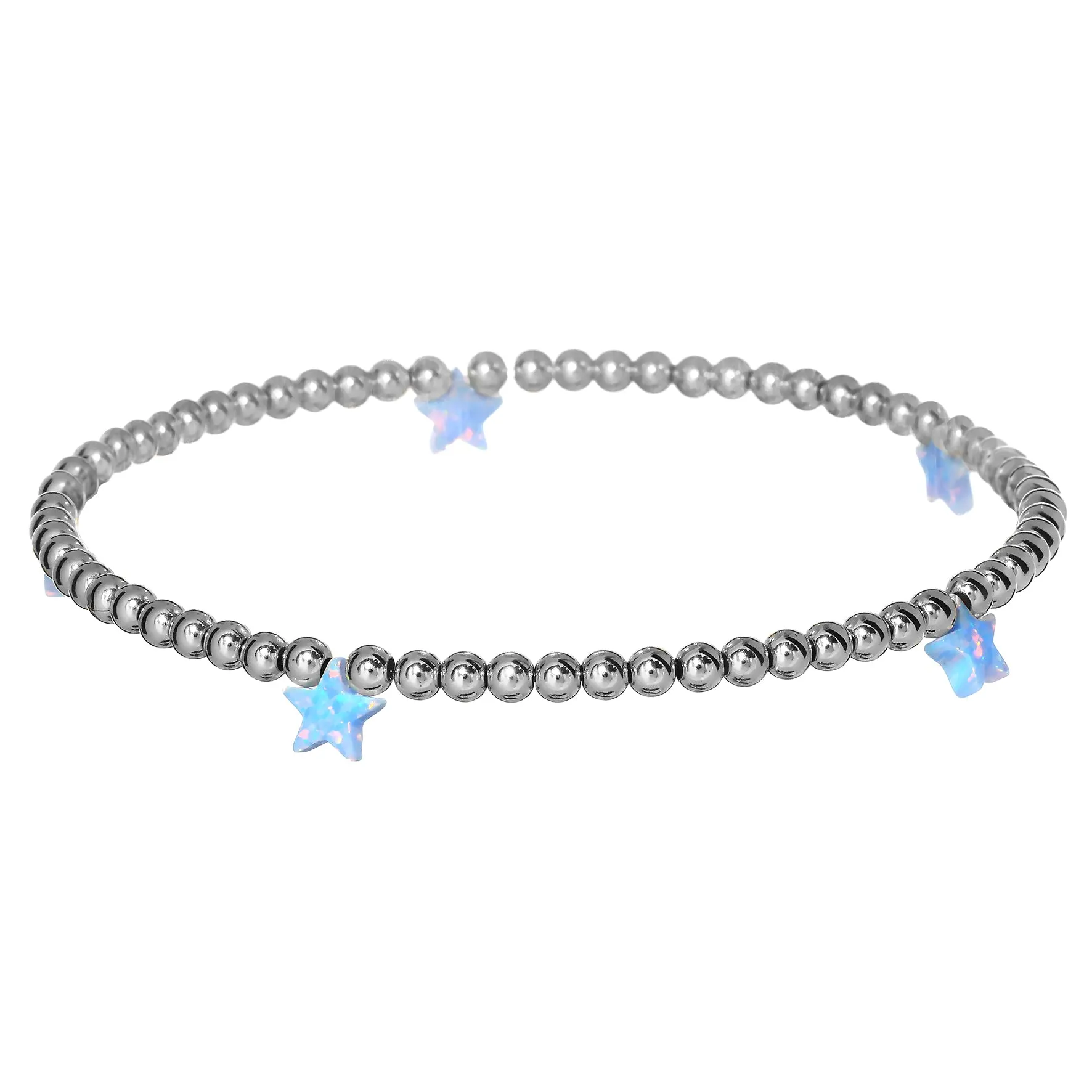 STAR BY THE YARD | Opal Charm and 14K Gold Filled Beads Bracelet