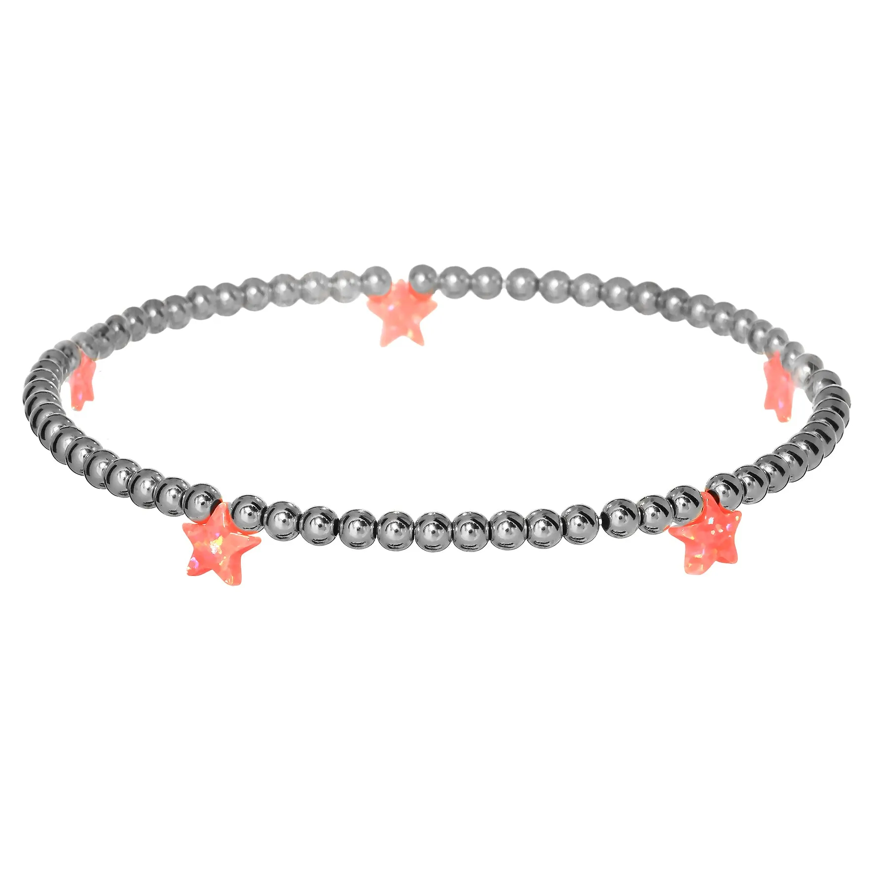 STAR BY THE YARD | Opal Charm and 14K Gold Filled Beads Bracelet
