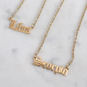 Star Sign Necklace