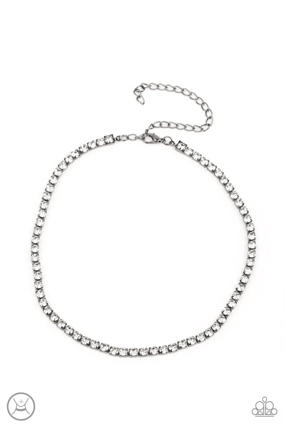 Starlight Radiance - Black (Gunmetal) Necklace