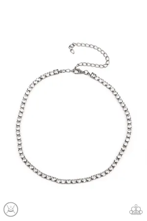 Starlight Radiance - Black (Gunmetal) Necklace