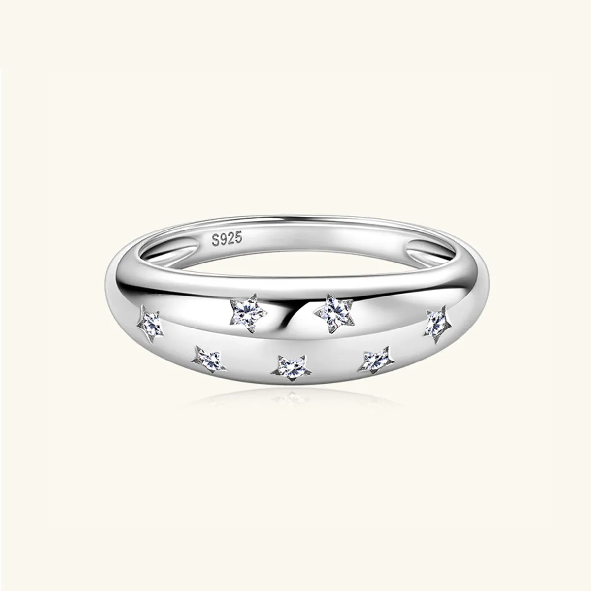 Starlit Luxe Moissanite Ring