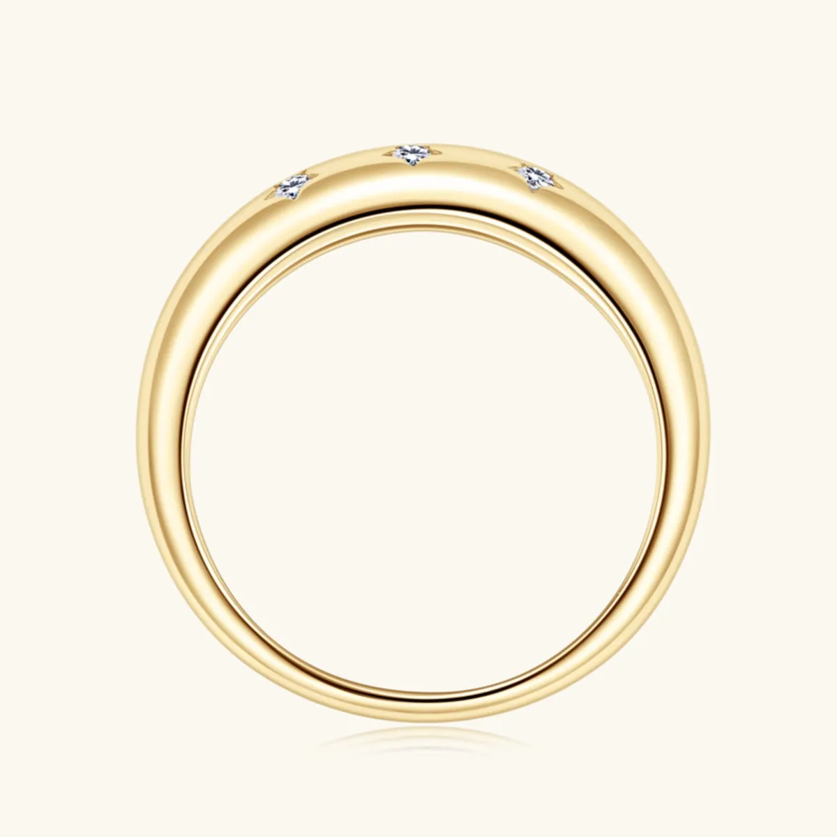 Starlit Luxe Moissanite Ring