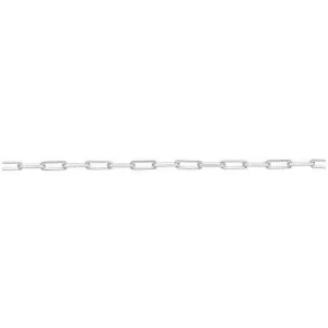Sterling Silver (3mm) Paperclip Link Bracelet 7.5"