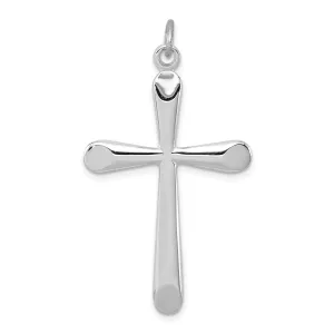 Sterling Silver Polished Cross Pendant