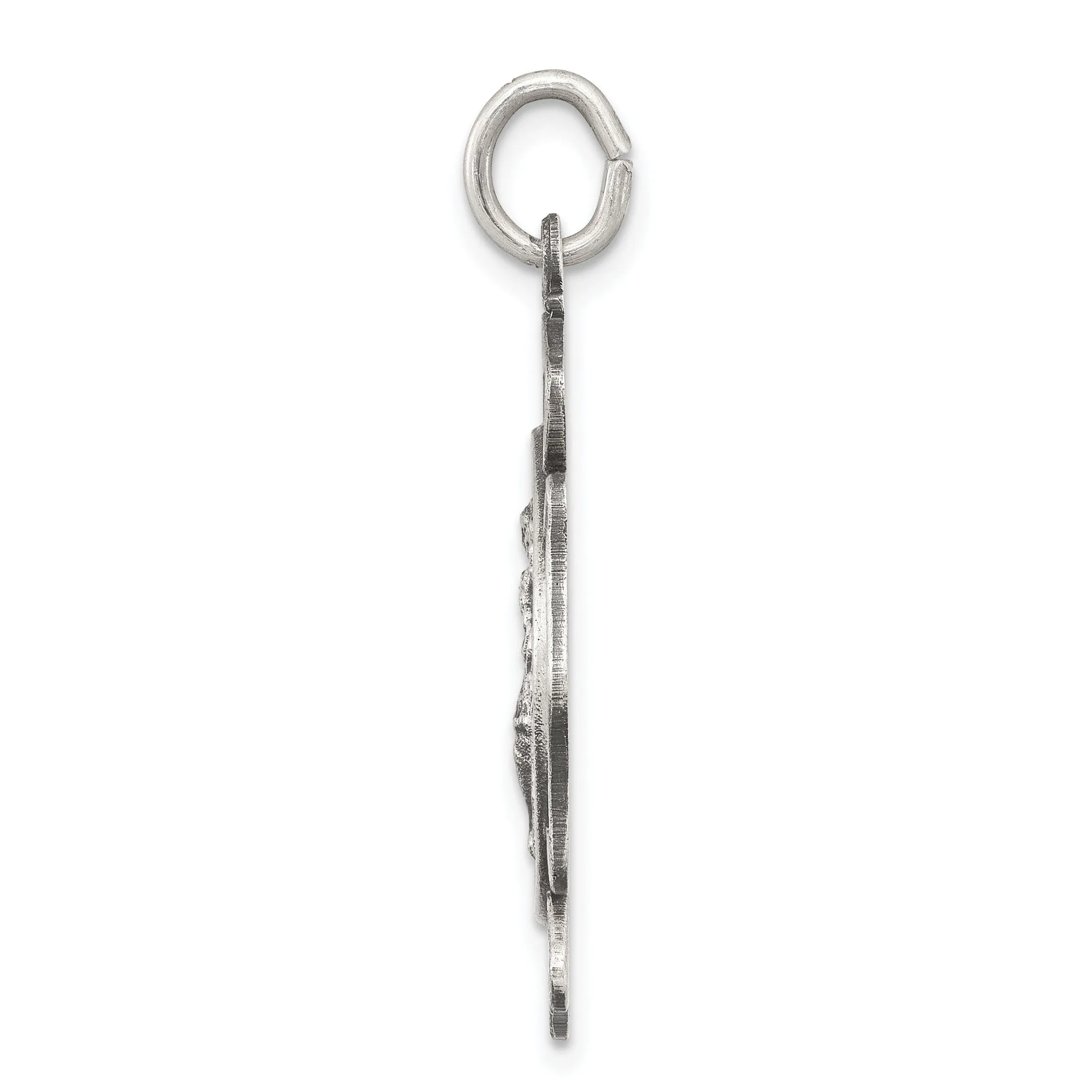 Sterling Silver Saint Florian Badge Medal
