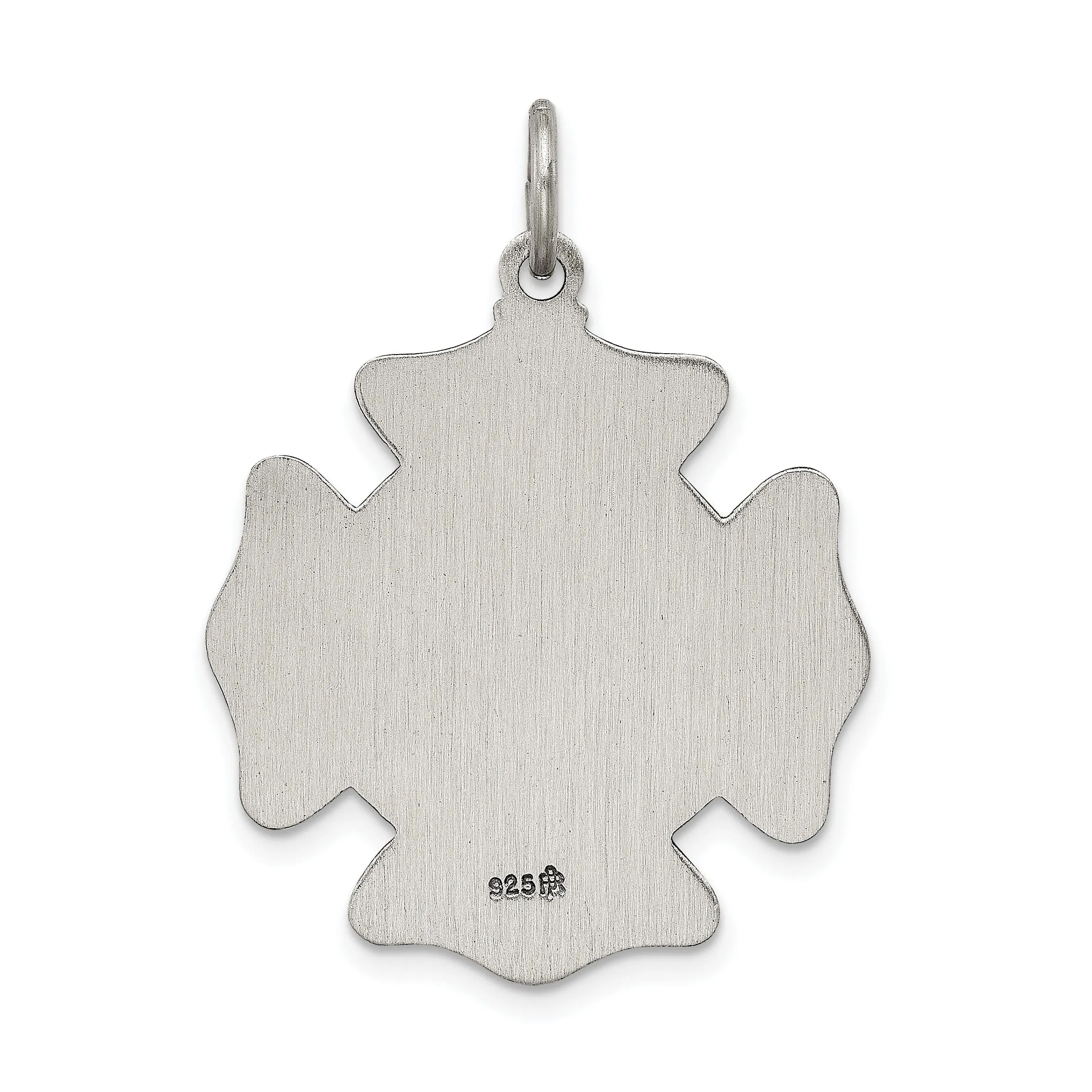 Sterling Silver Saint Florian Badge Medal