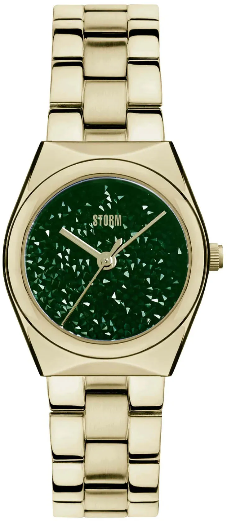 Storm Azalyn Gold Green Watch