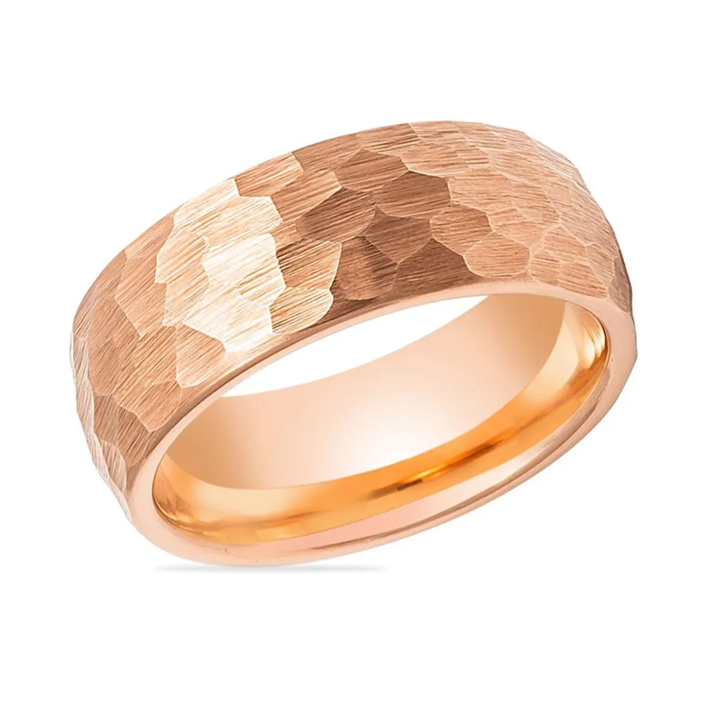 STRIKE | Tungsten Ring Rose Gold