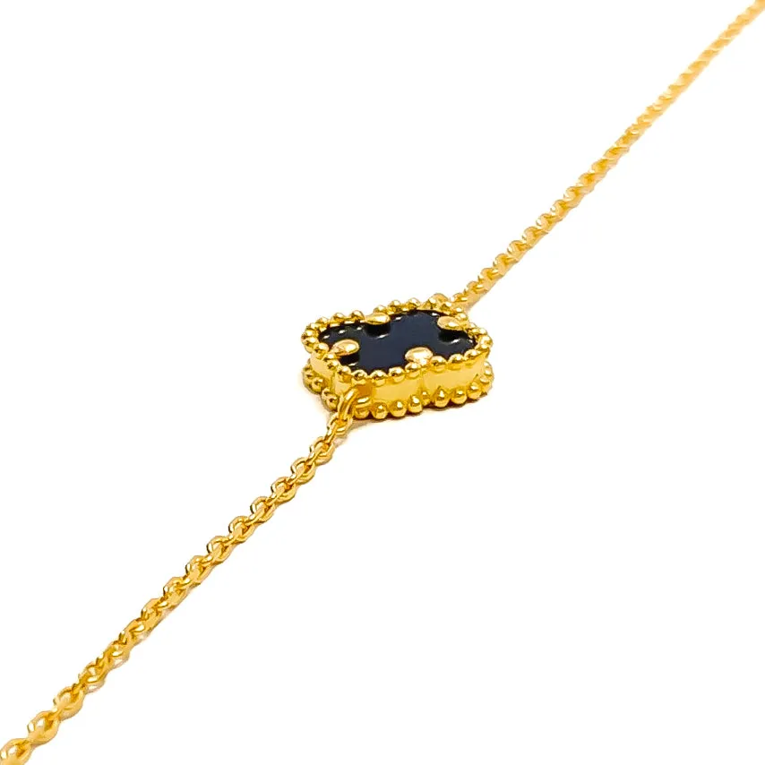 Striking Trendy 21k Gold Bracelet