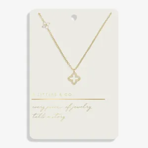 Style Stories Pavé Clover Necklace