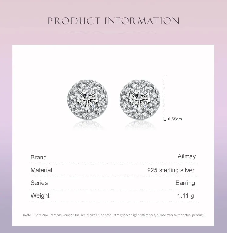 Sun Flower Dazzling Cubic Zirconia Earrings
