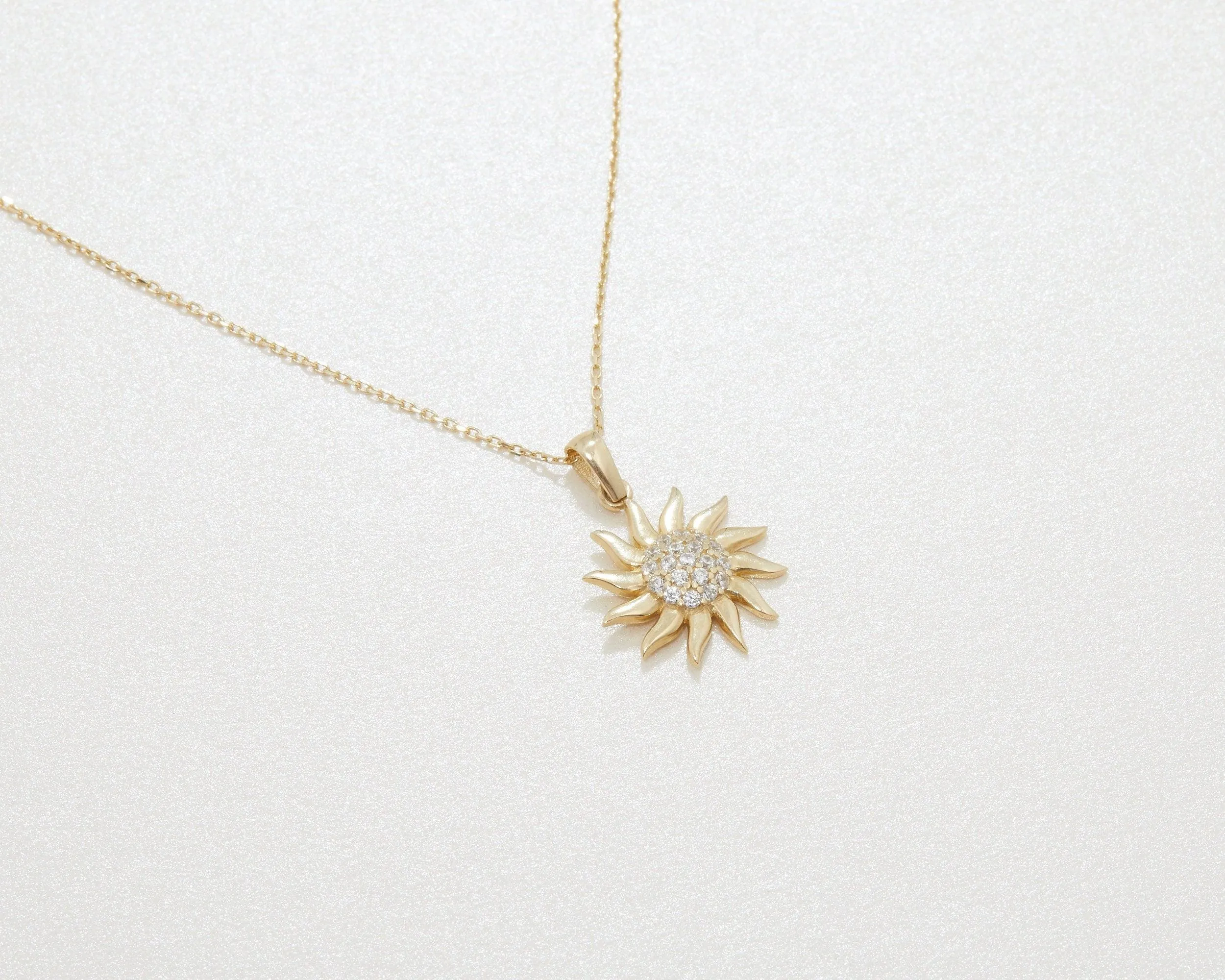 Sun Necklace - 18K Gold Vermeil