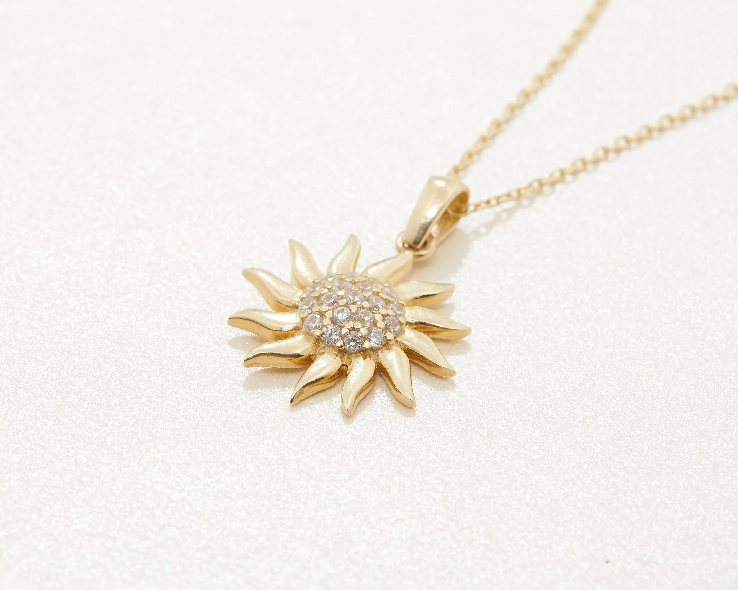 Sun Necklace - 18K Gold Vermeil