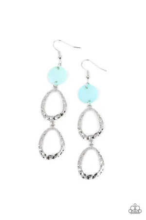 Surfside Shimmer Blue Paparazzi Earrings