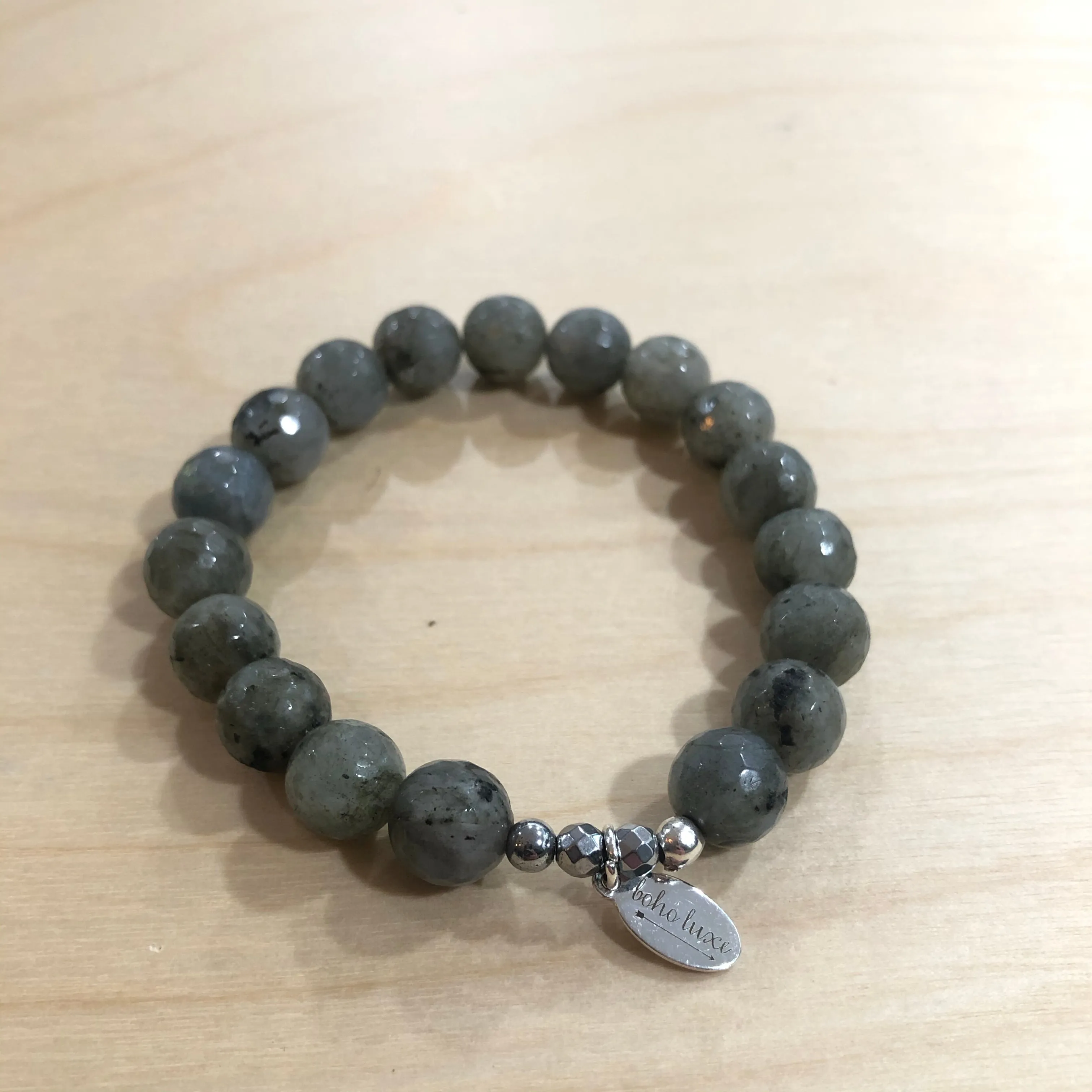 The Allie  - labradorite Semi-precious beads