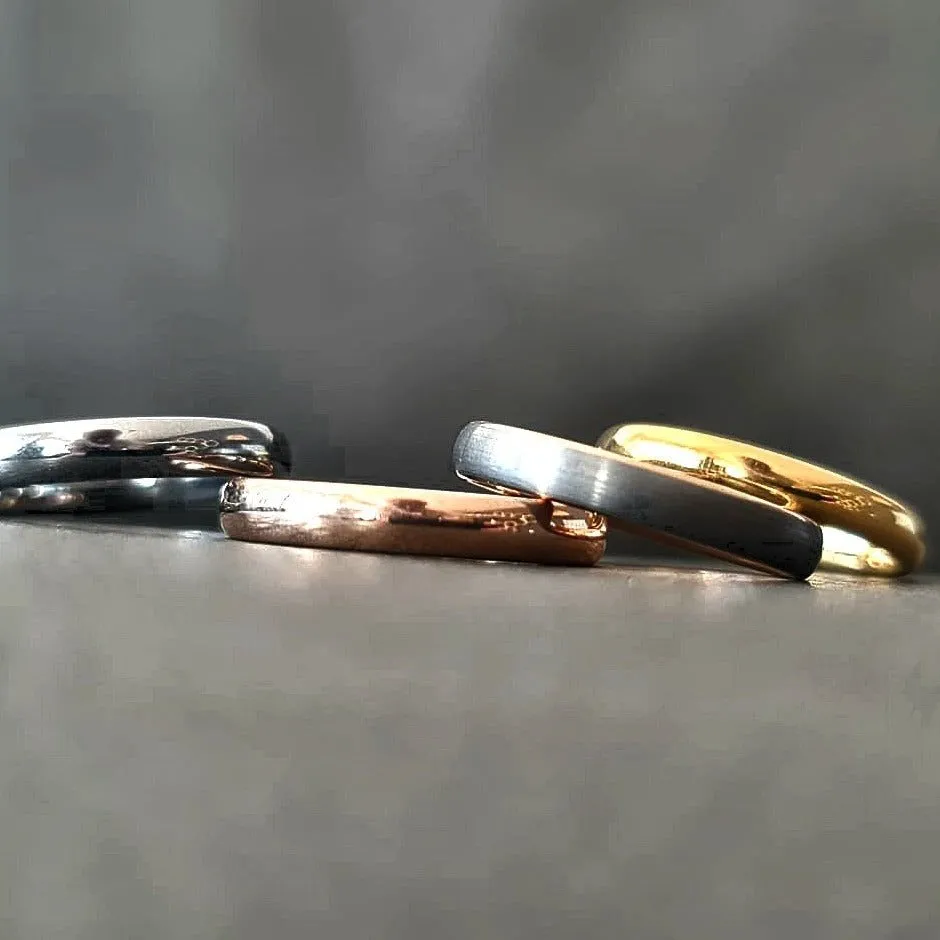 The Classic Gold - Gold plated Tungsten Ring | Womens Ring