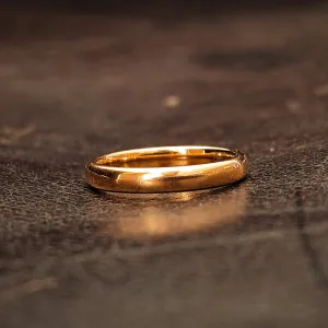 The Classic Gold - Gold plated Tungsten Ring | Womens Ring