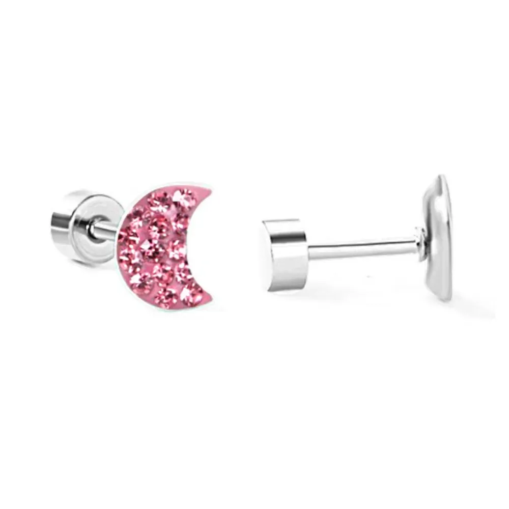 The Dazzling Moon Flatback Stud