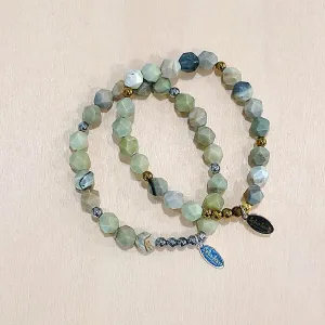 The Florence - butter jade - Semi-precious beads