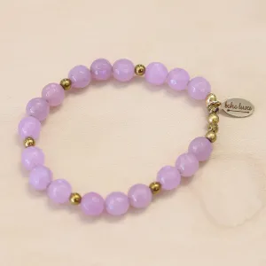 The Jessica - Purple Jade Bracelet