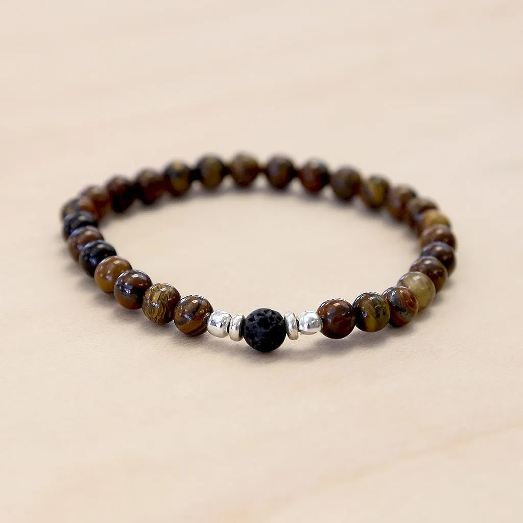 The John - Semi-precious Tigers Eye Bracelet