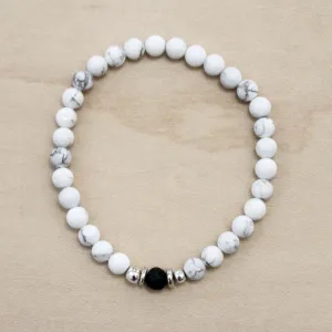 The Jude - Semi-precious Howlite Bracelet