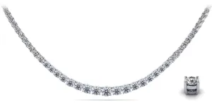 Timeless Dreams Tennis Diamond Necklace with 8.15 ct.(finished)