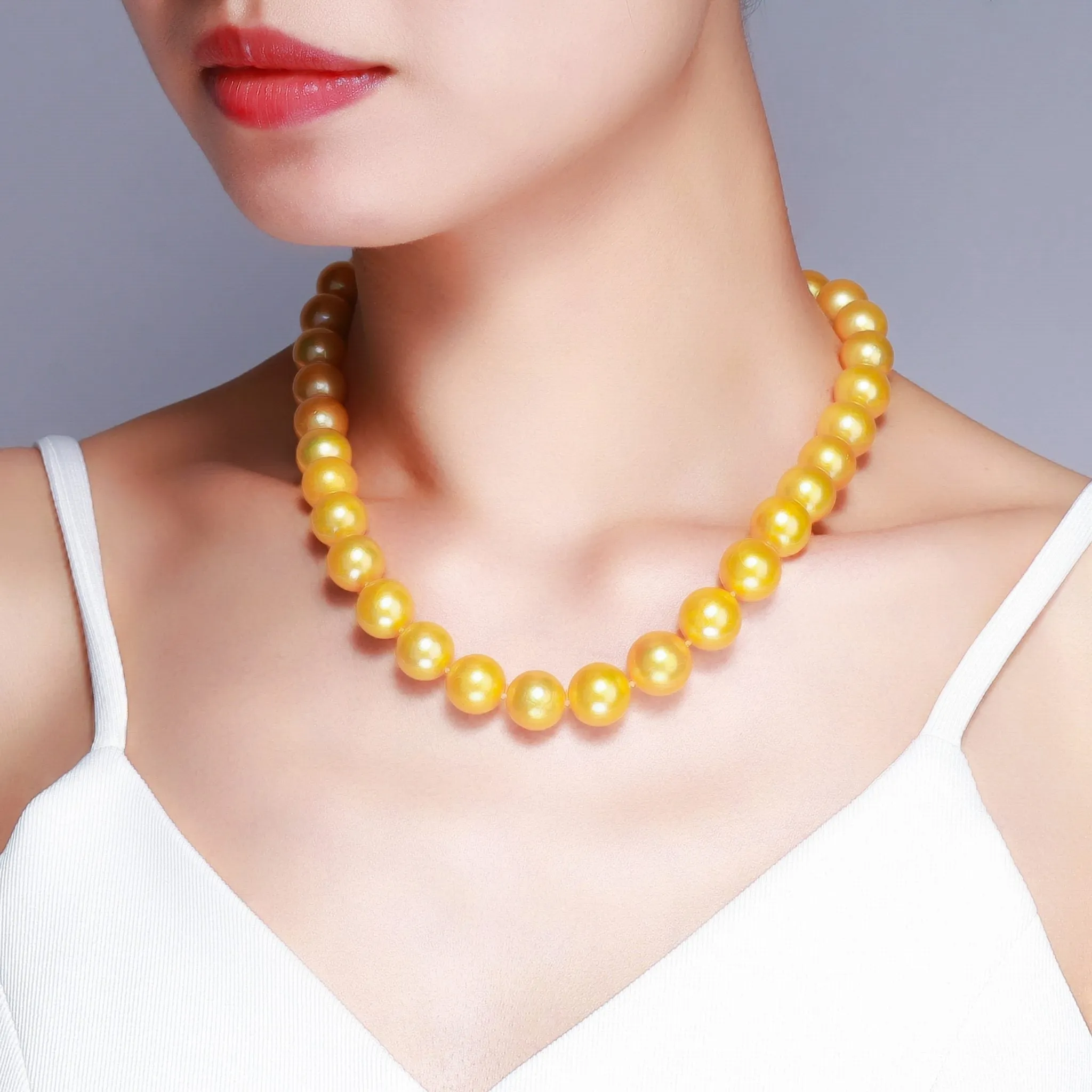Timeless Pearl Full Pearls Hybrid Edison Pearl Necklace