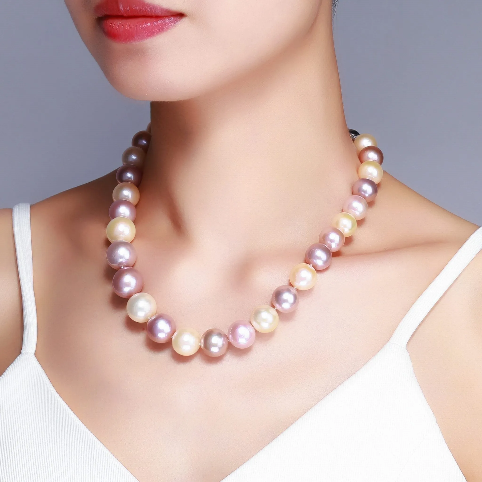 Timeless Pearl Full Pearls Hybrid Edison Pearl Necklace