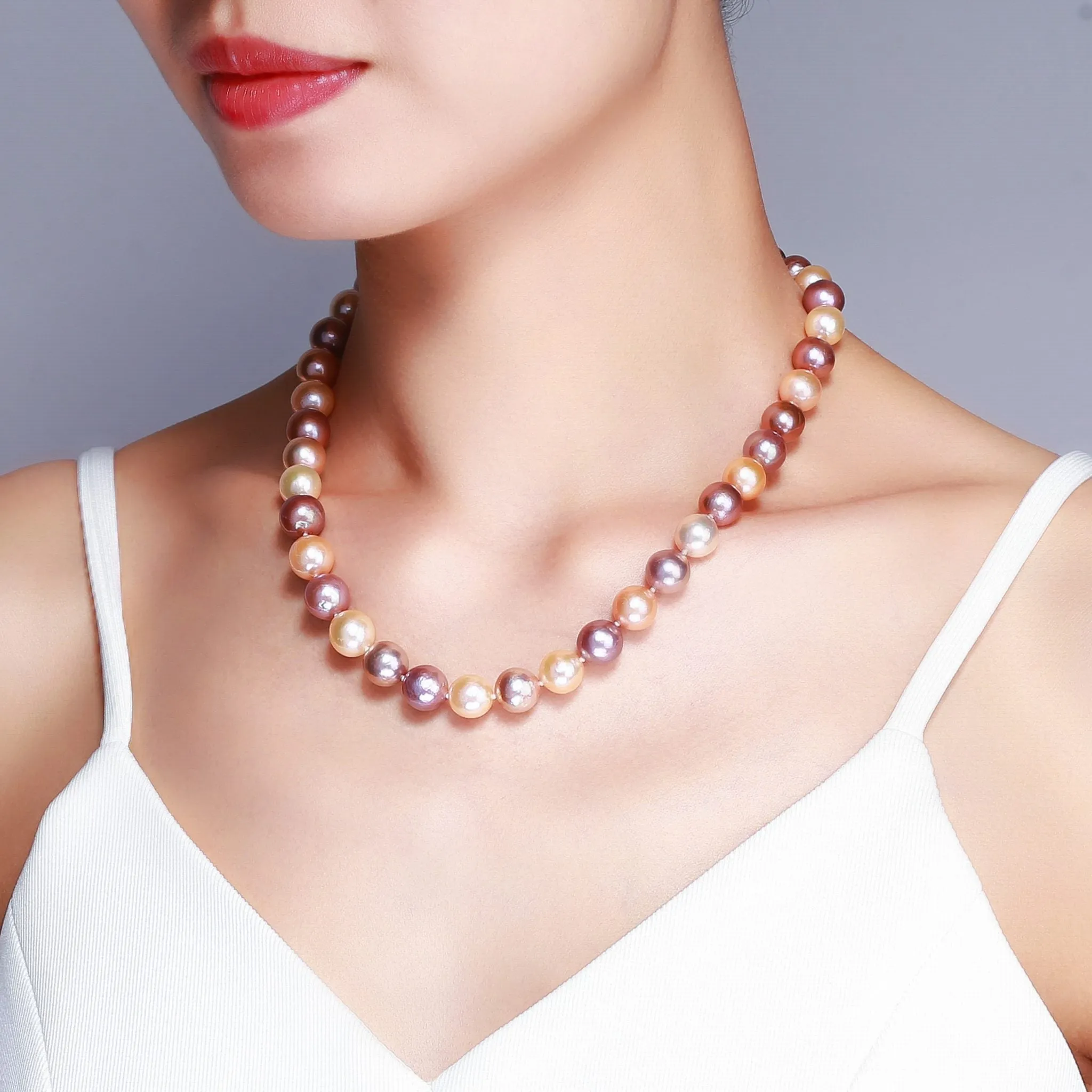 Timeless Pearl Full Pearls Hybrid Edison Pearl Necklace