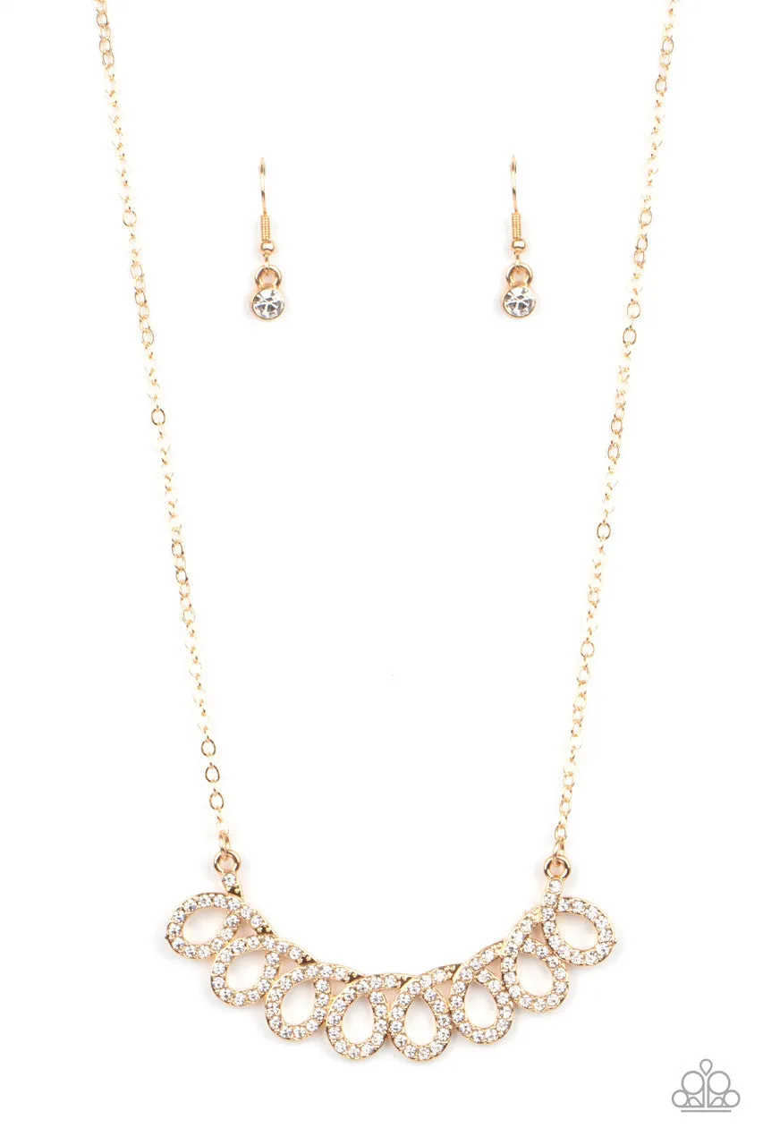 Timeless Trimmings Gold Paparazzi Necklace