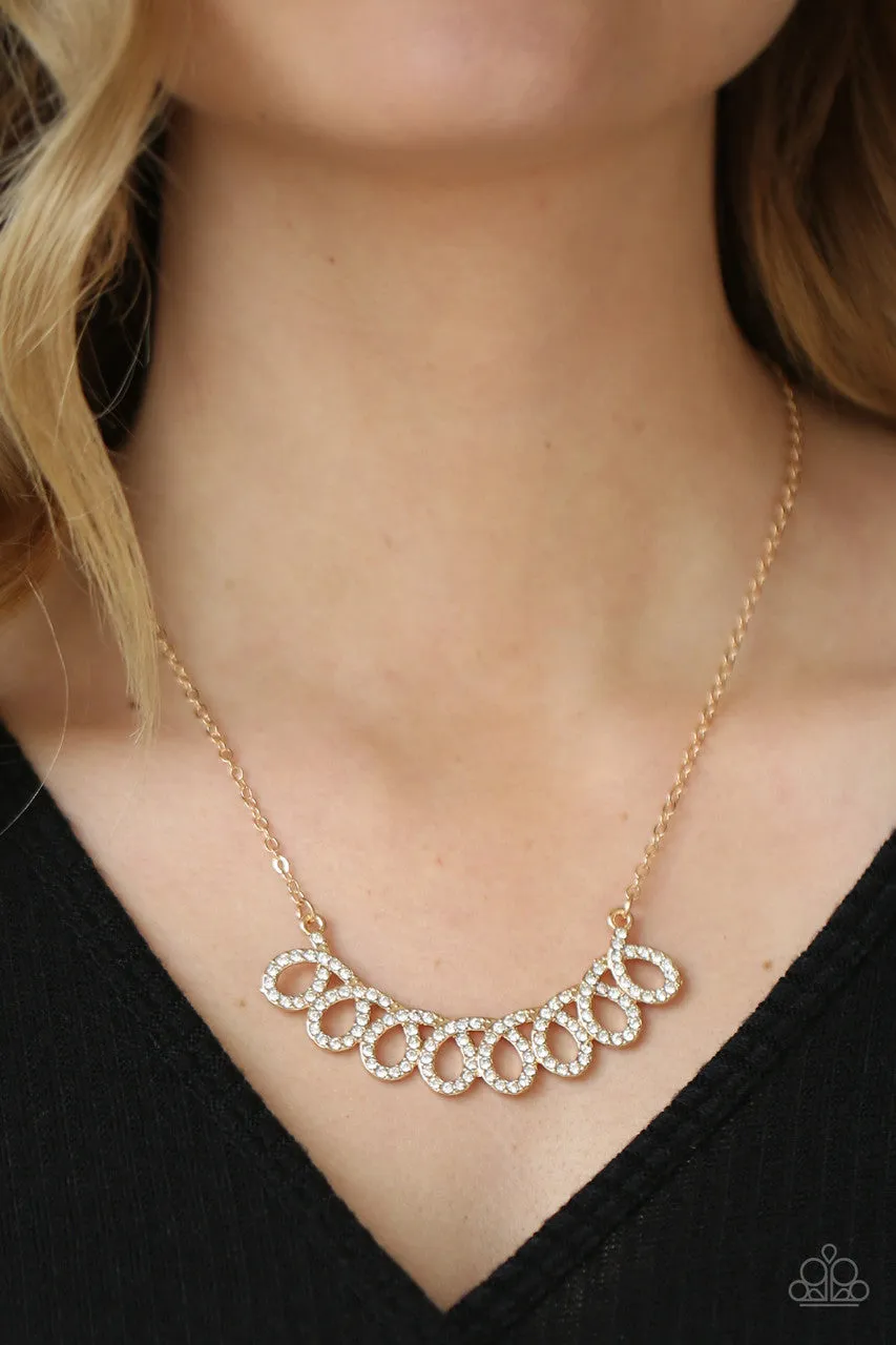 Timeless Trimmings Gold Paparazzi Necklace