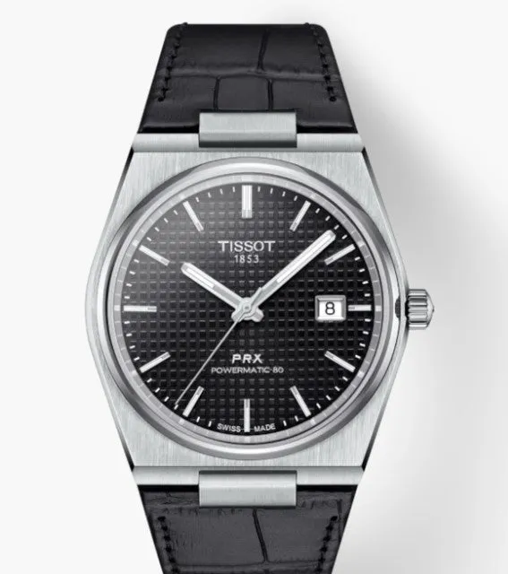Tissot PRX Powermatic 80 - Black and Steel