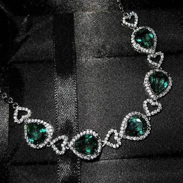TITANIC Heart of the Ocean Necklaces for Women Romantic Crystal Chain Pendant