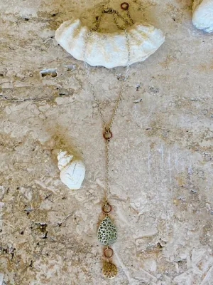 Titanium Long Silhouette Necklace