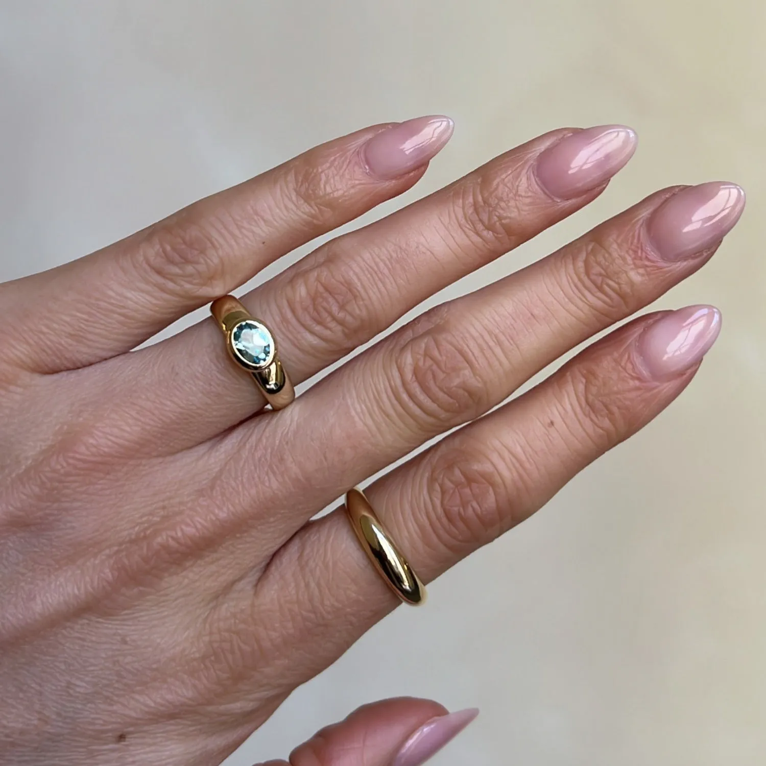 Topaz Bezel Ring