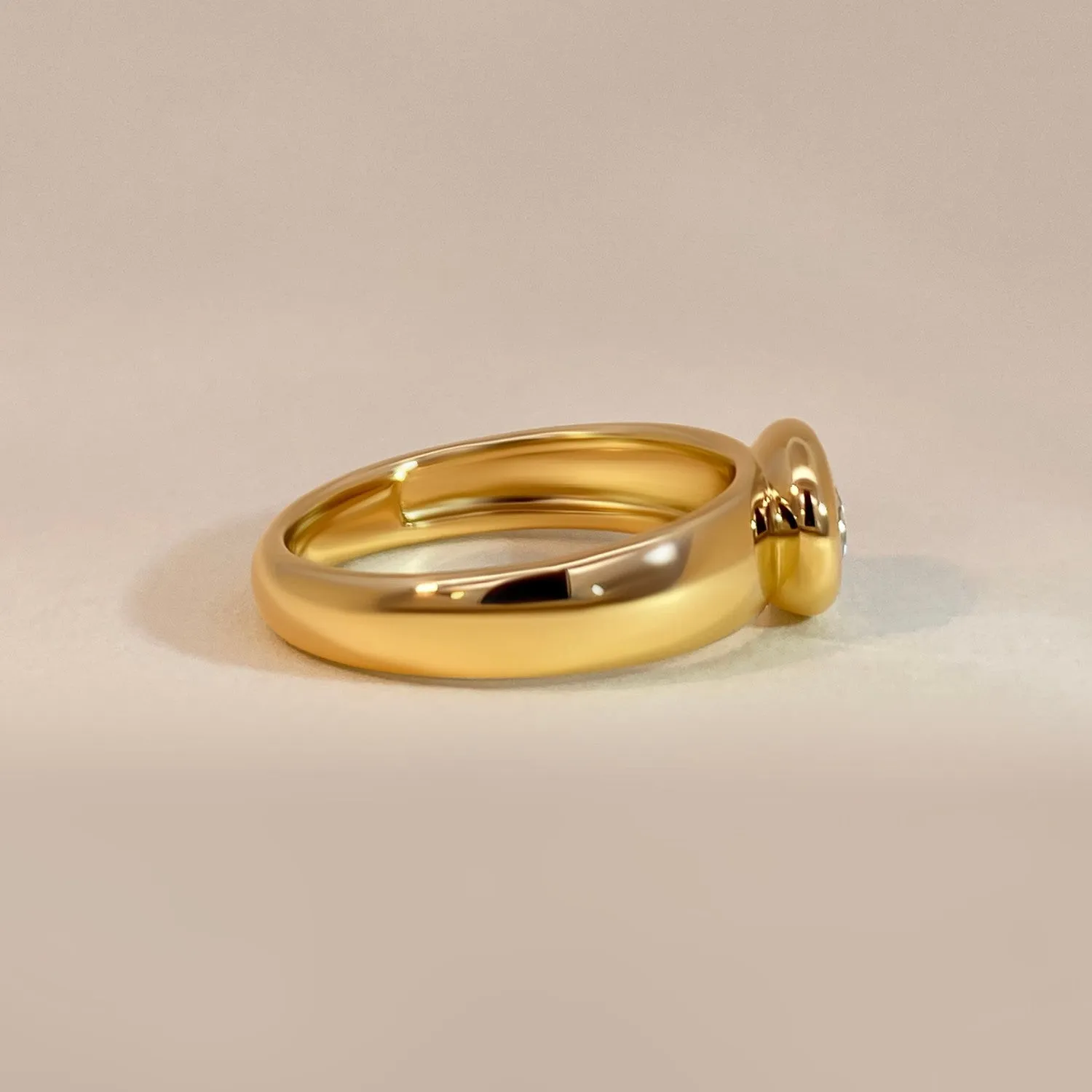 Topaz Bezel Ring